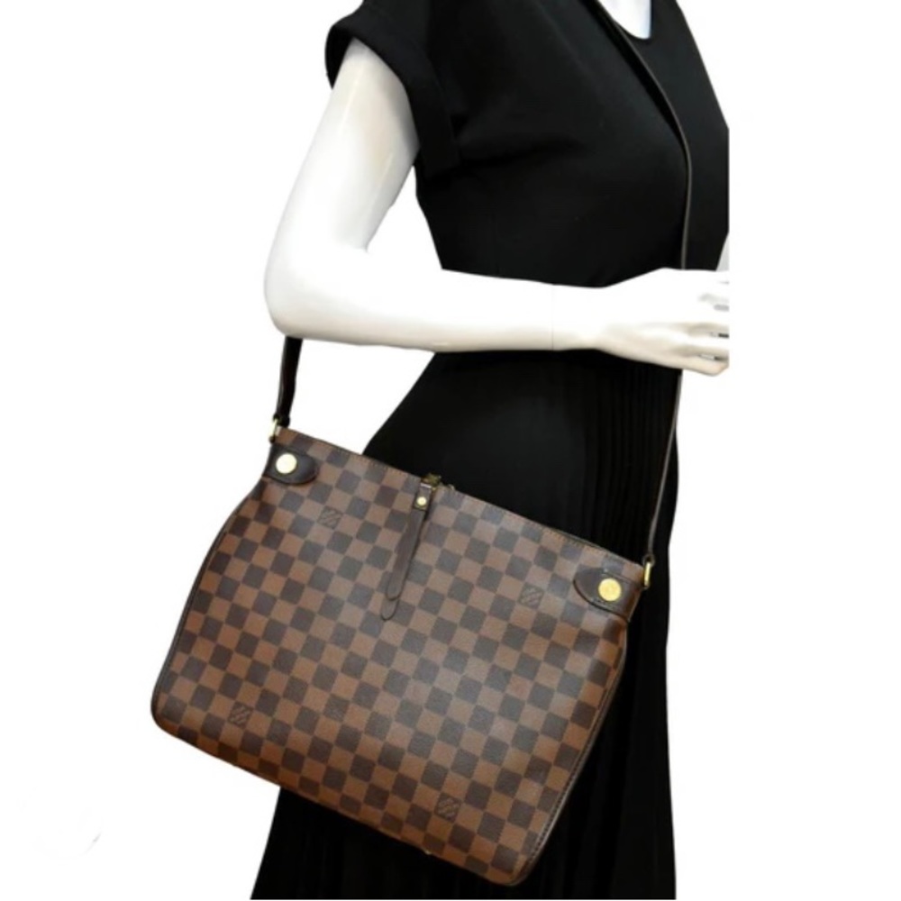 Louis Vuitton Duomo Crossbody Messenger Shoulder Bag Damier Ebene